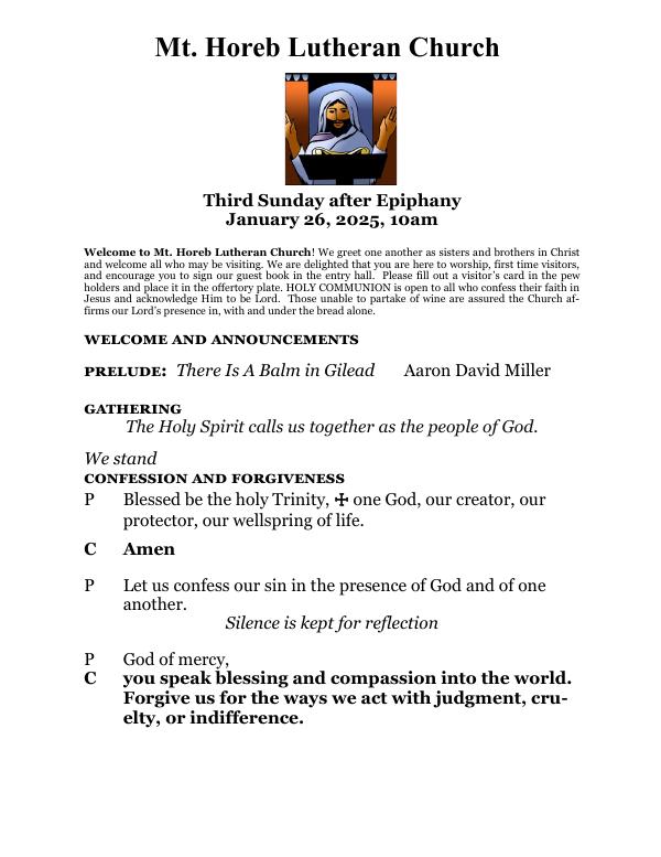 Cover of Bulletin January 26