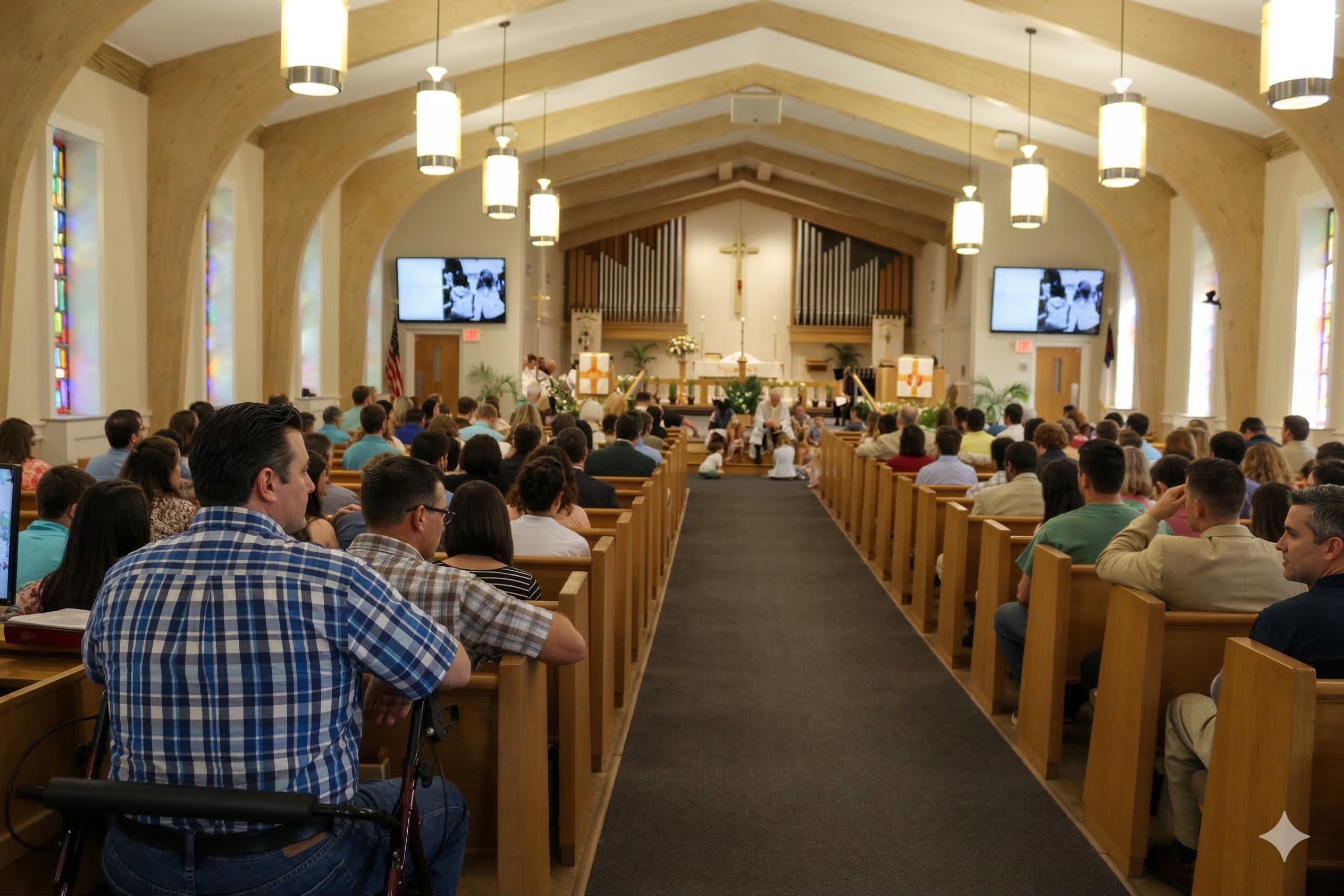 Sunday worship at Mt. Horeb